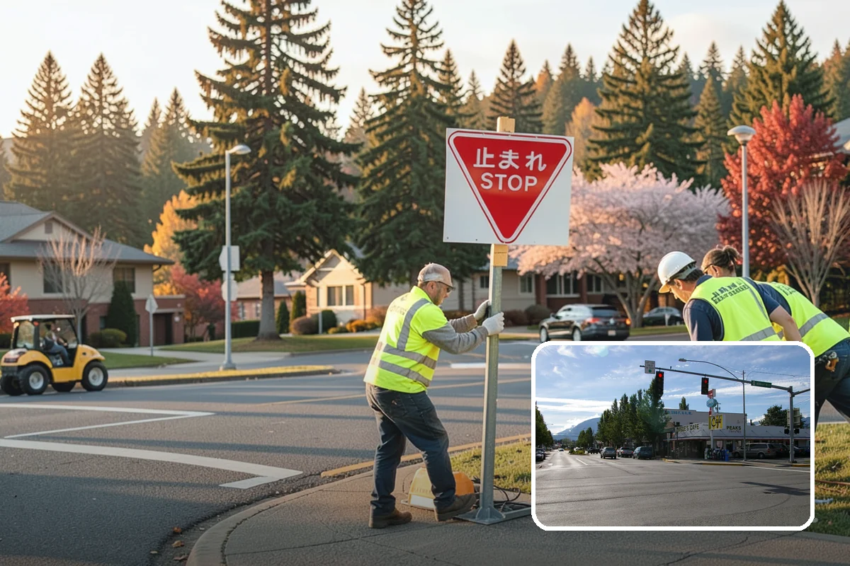 Regulatory Signs in North Bend, King County, WA - Enforceable placement that withstands legal and code scrutiny