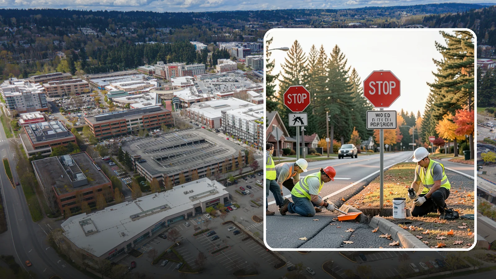 Regulatory Signs in Redmond, King County, WA - We install stop, yield, parking, speed, and other regulatory signs that carry the force of your municipal code.