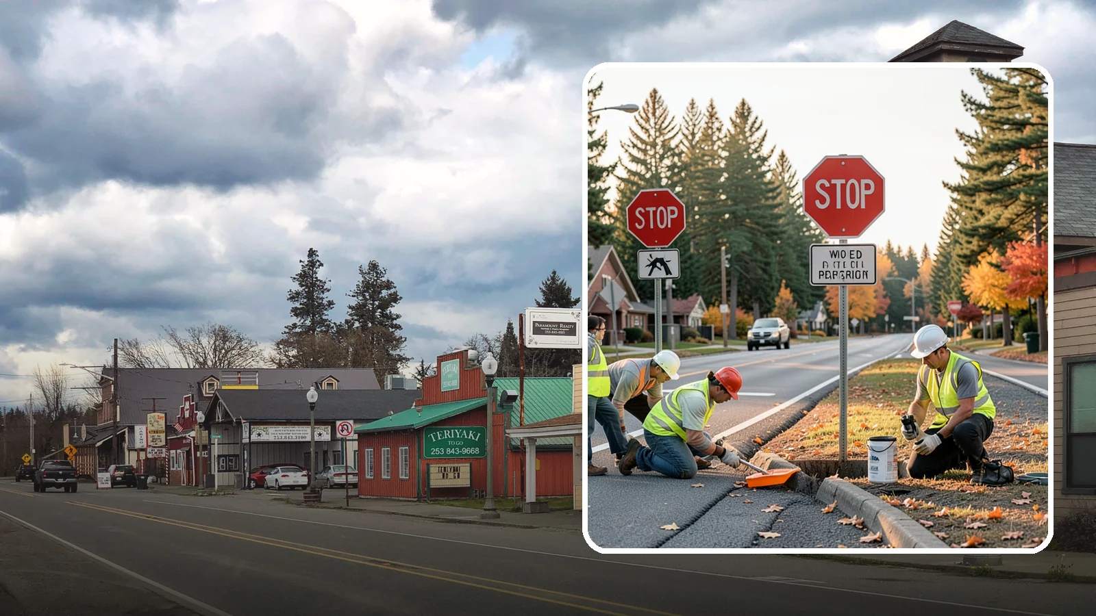 Regulatory Signs in Roy, Pierce County, WA - We install stop, yield, parking, speed, and other regulatory signs that carry the force of your municipal code.