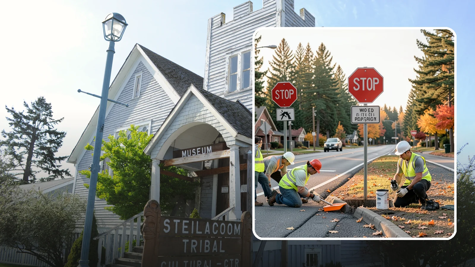 Regulatory Signs in Steilacoom, Pierce County, WA - We install stop, yield, parking, speed, and other regulatory signs that carry the force of your municipal code.