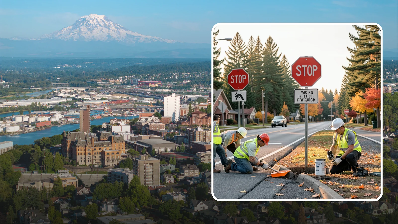 Regulatory Signs in Tacoma, Pierce County, WA - We install stop, yield, parking, speed, and other regulatory signs that carry the force of your municipal code.