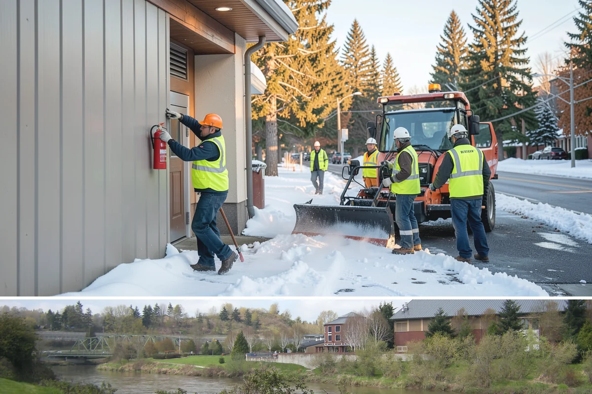 Regulatory Signs in Tukwila, King County, WA - Regulatory installs proceed in all seasons, though drier months ease footing work and reduce traffic-control complications on...
