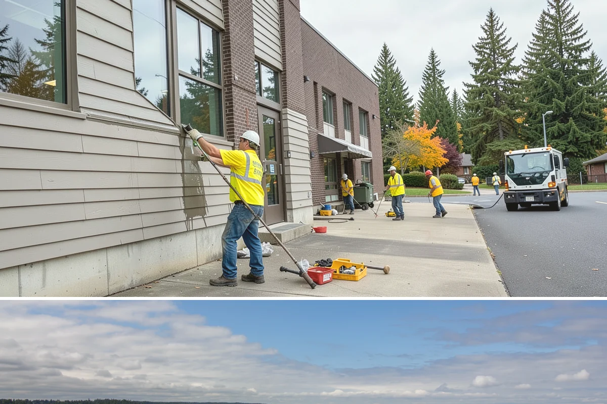 Regulatory Signs in University Place, Pierce County, WA - Regulatory installs proceed in all seasons, though drier months ease footing work and reduce traffic-control complications on...