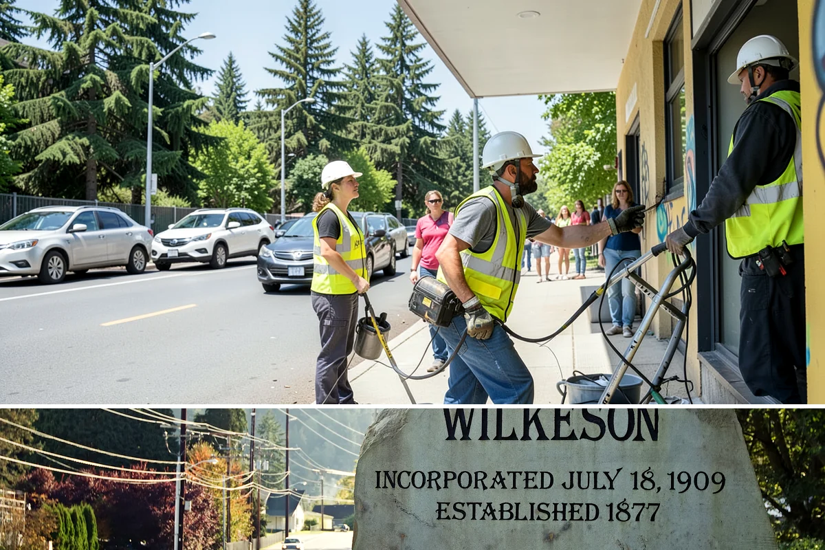 Regulatory Signs in Wilkeson, Pierce County, WA - Regulatory installs proceed in all seasons, though drier months ease footing work and reduce traffic-control complications on...