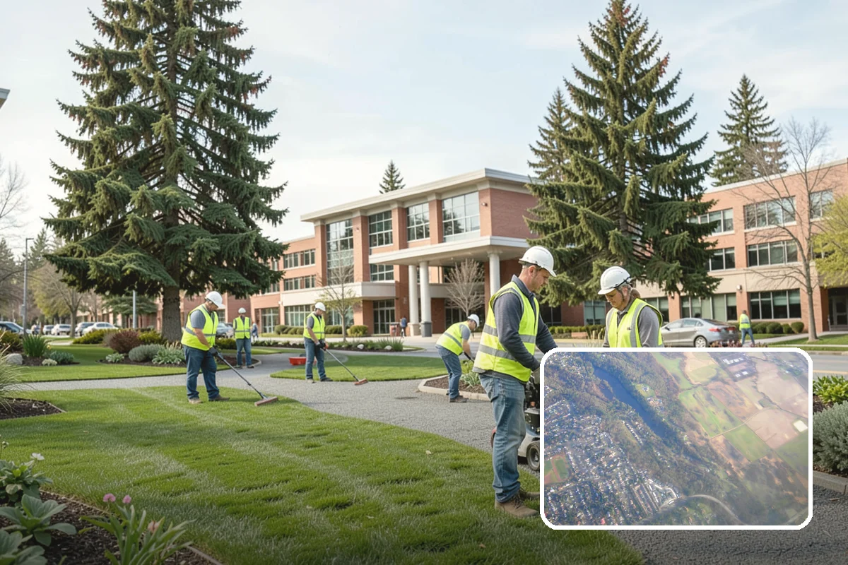Reservoir Grounds Maintenance in Algona, King County, WA - Maintains clear sightlines and security around the site
