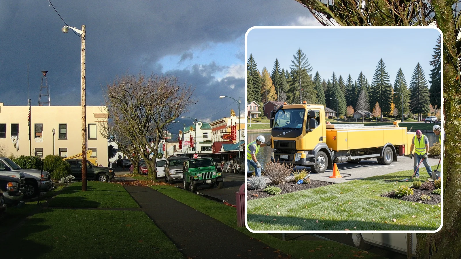 Reservoir Grounds Maintenance in Arlington, Snohomish County, WA - Grounds and vegetation maintenance at reservoir and water-tank sites for security, access, and protection.