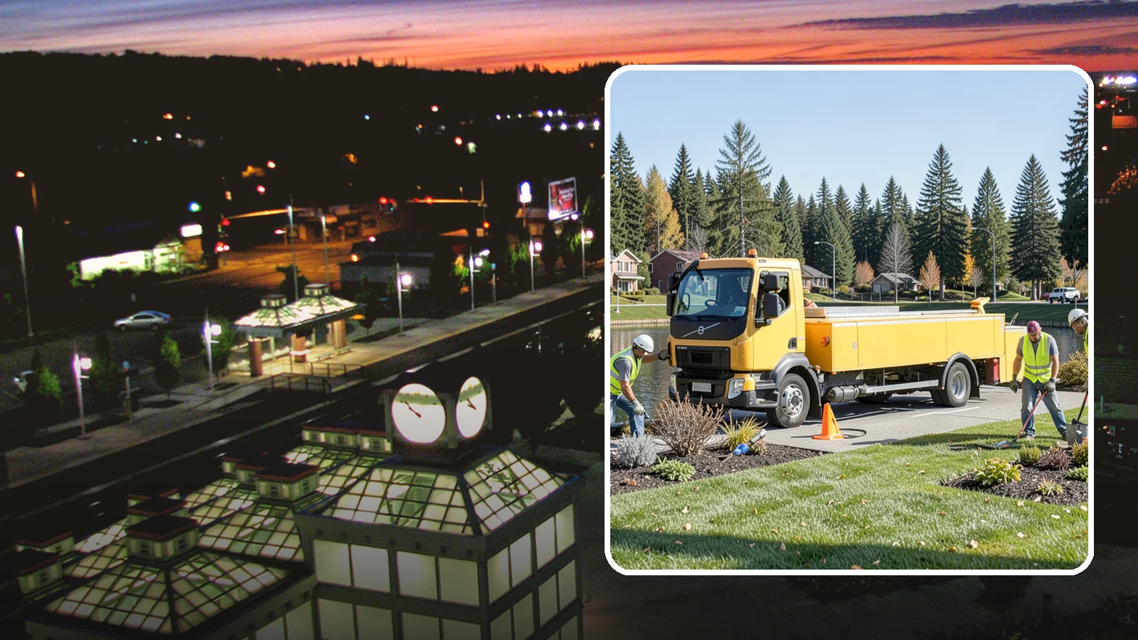 Reservoir Grounds Maintenance in Auburn, King County, WA - Grounds and vegetation maintenance at reservoir and water-tank sites for security, access, and protection.