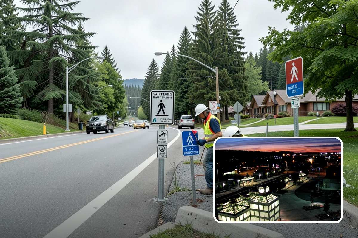 Reservoir Grounds Maintenance in Auburn, King County, WA - Maintains clear sightlines and security around the site