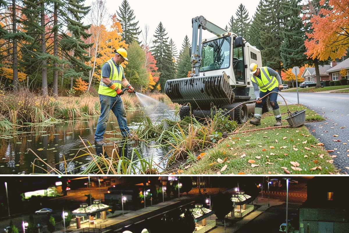 Reservoir Grounds Maintenance in Auburn, King County, WA - Grounds and vegetation work is heaviest in the growing season, with fence-line and access upkeep continuing year-round.