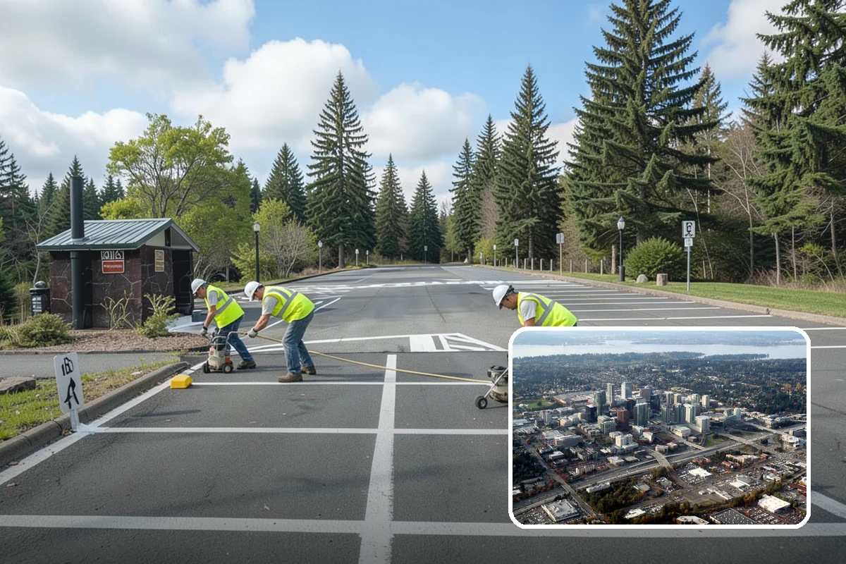 Reservoir Grounds Maintenance in Bellevue, King County, WA - Maintains clear sightlines and security around the site