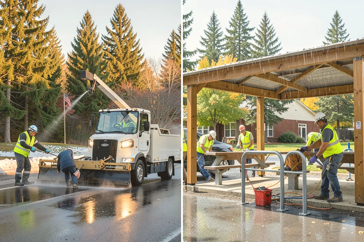 Reservoir Grounds Maintenance in Bellevue, King County, WA - Confirm site boundaries, security rules, and water-quality limits