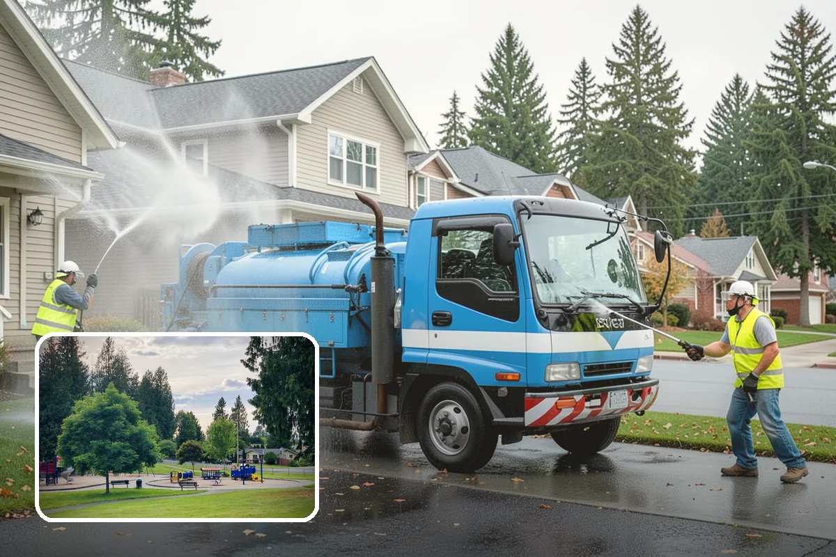 Reservoir Grounds Maintenance in Bonney Lake, Pierce County, WA - Maintains clear sightlines and security around the site