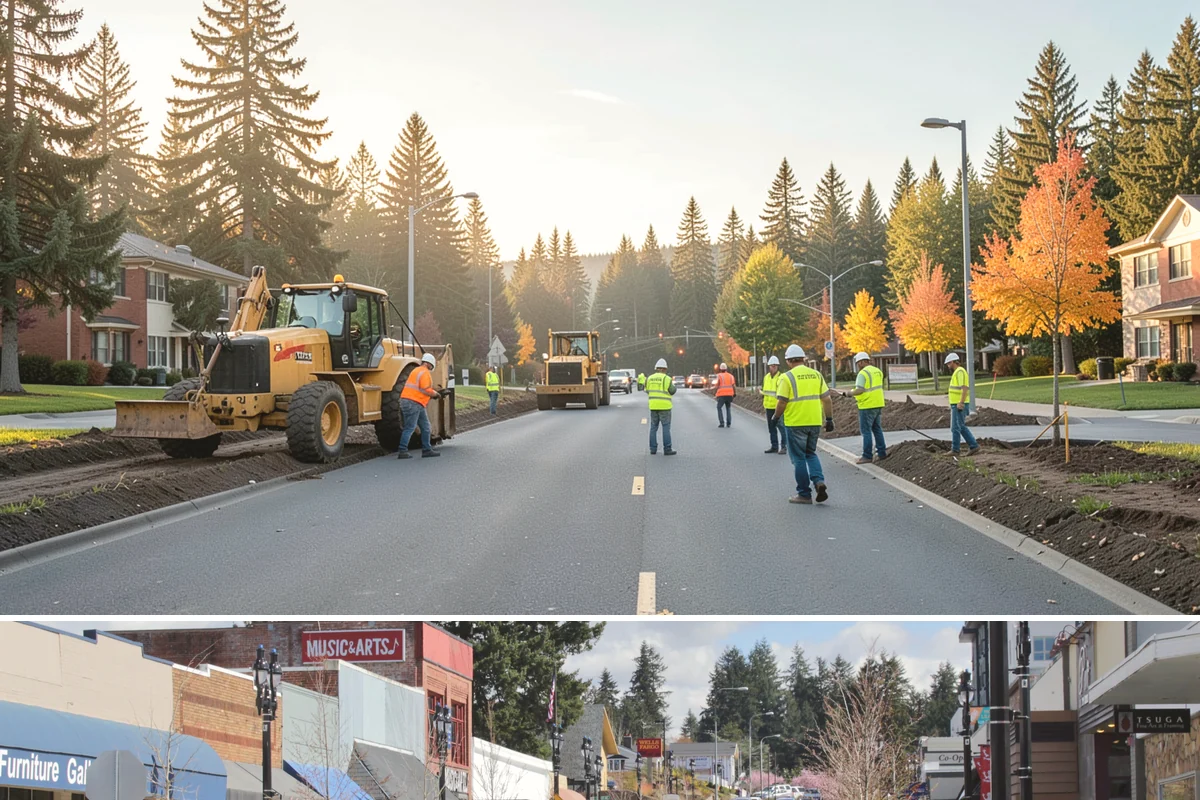 Reservoir Grounds Maintenance in Bothell, King County, WA - Grounds and vegetation work is heaviest in the growing season, with fence-line and access upkeep continuing year-round.