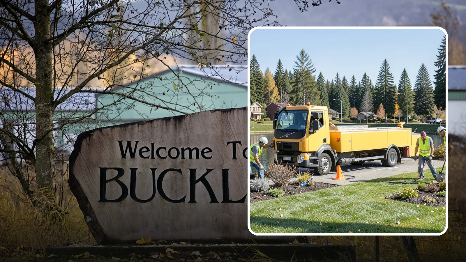Reservoir Grounds Maintenance in Buckley, Pierce County, WA - Grounds and vegetation maintenance at reservoir and water-tank sites for security, access, and protection.