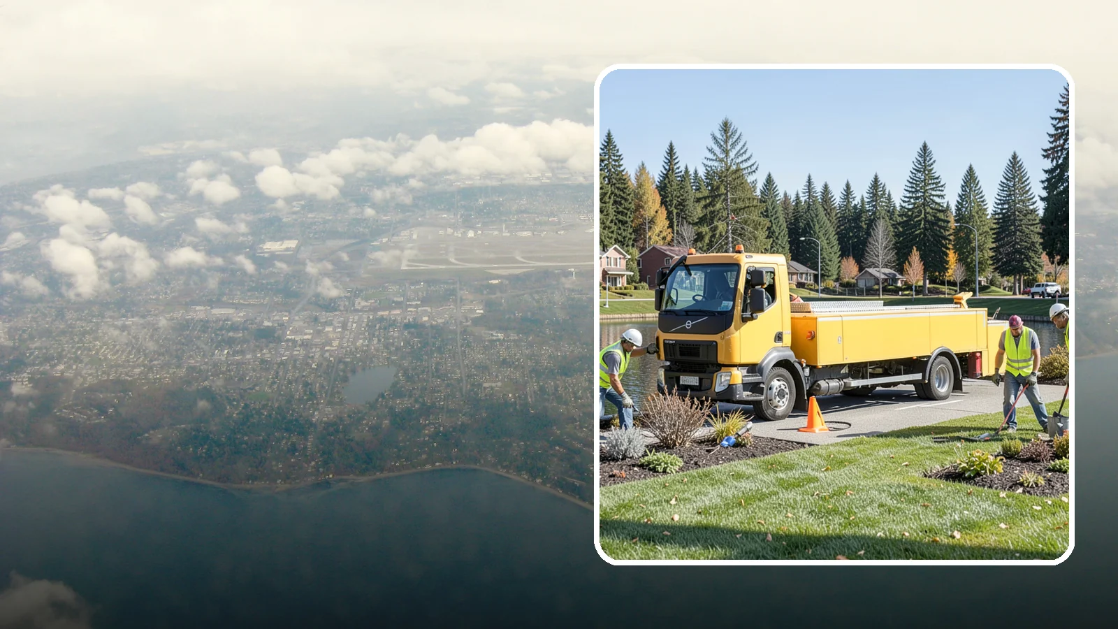 Reservoir Grounds Maintenance in Burien, King County, WA - Grounds and vegetation maintenance at reservoir and water-tank sites for security, access, and protection.