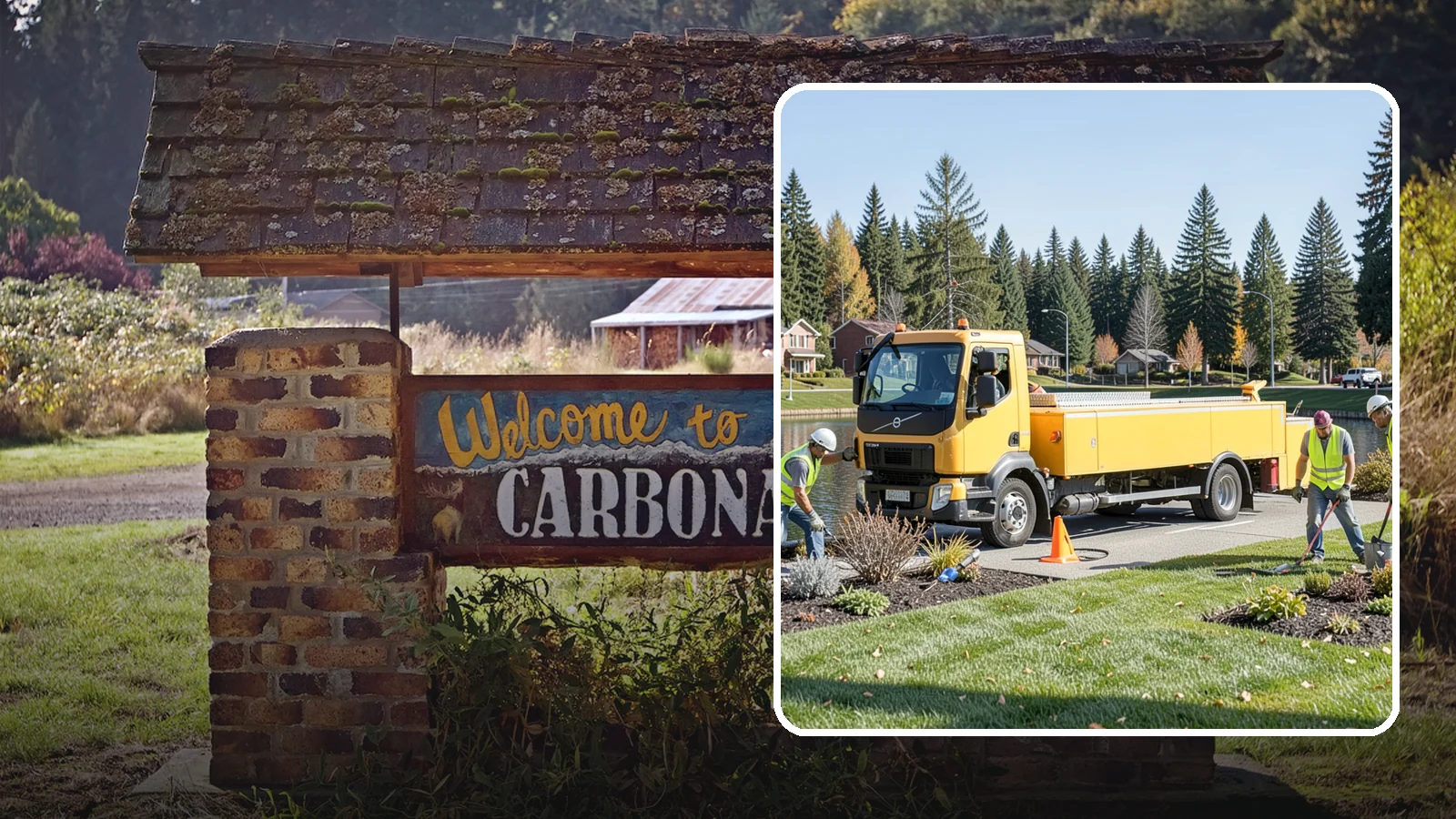 Reservoir Grounds Maintenance in Carbonado, Pierce County, WA - Grounds and vegetation maintenance at reservoir and water-tank sites for security, access, and protection.