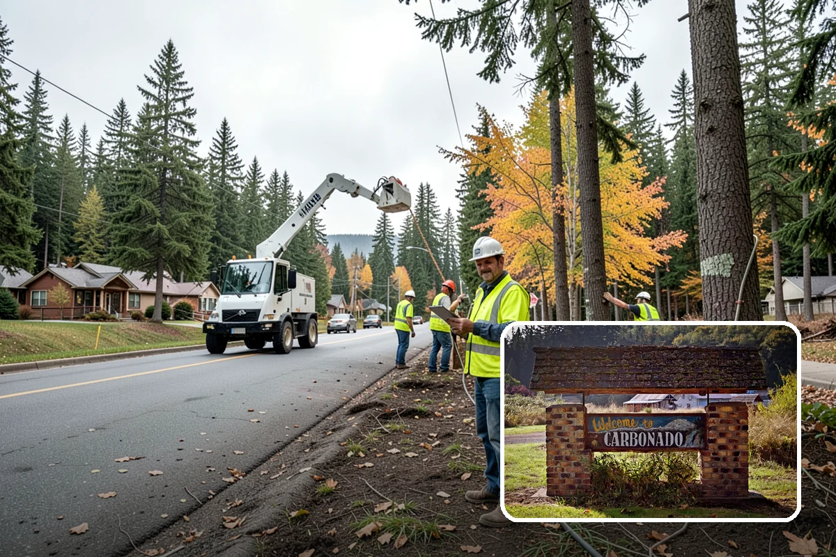 Reservoir Grounds Maintenance in Carbonado, Pierce County, WA - Maintains clear sightlines and security around the site