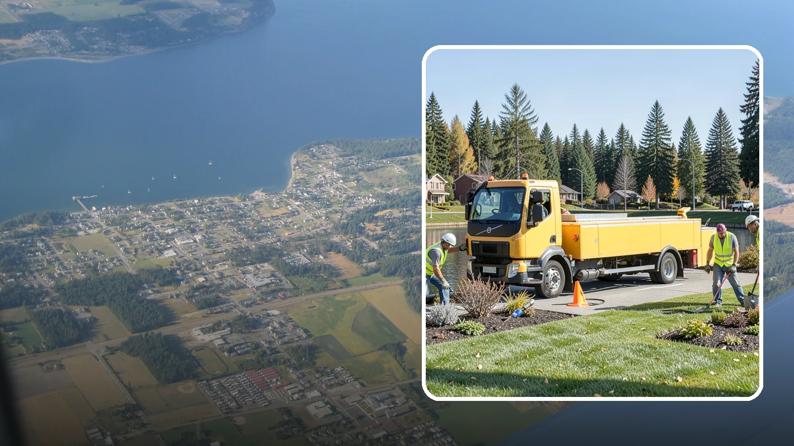 Reservoir Grounds Maintenance in Coupeville, Island County, WA - Grounds and vegetation maintenance at reservoir and water-tank sites for security, access, and protection.