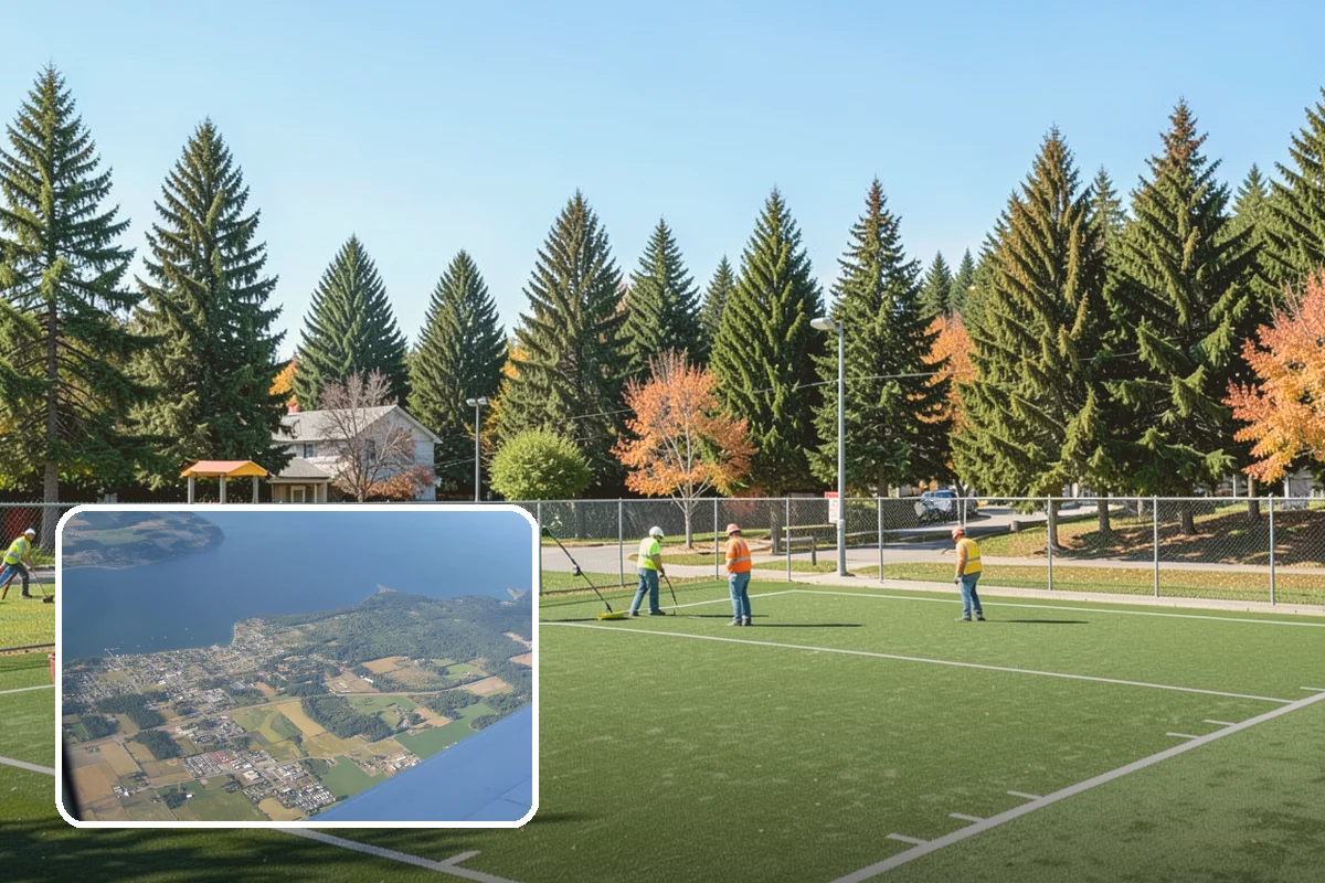 Reservoir Grounds Maintenance in Coupeville, Island County, WA - Maintains clear sightlines and security around the site