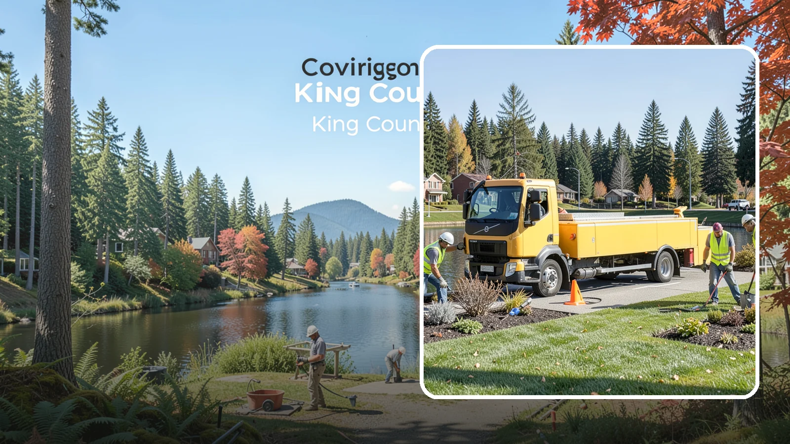 Reservoir Grounds Maintenance in Covington, King County, WA - Grounds and vegetation maintenance at reservoir and water-tank sites for security, access, and protection.