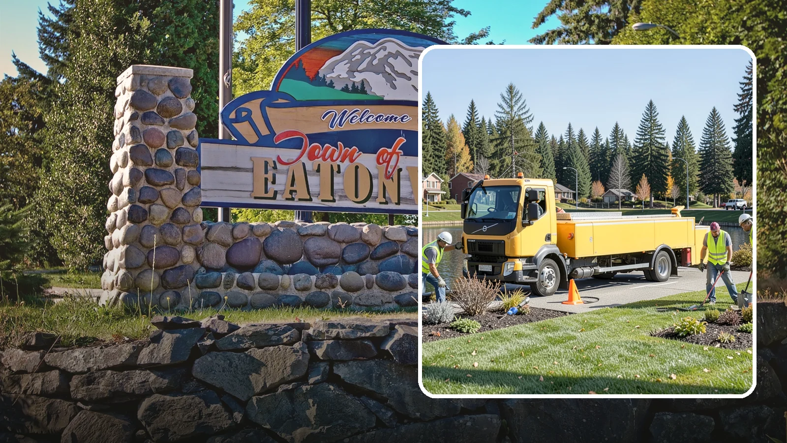 Reservoir Grounds Maintenance in Eatonville, Pierce County, WA - Grounds and vegetation maintenance at reservoir and water-tank sites for security, access, and protection.
