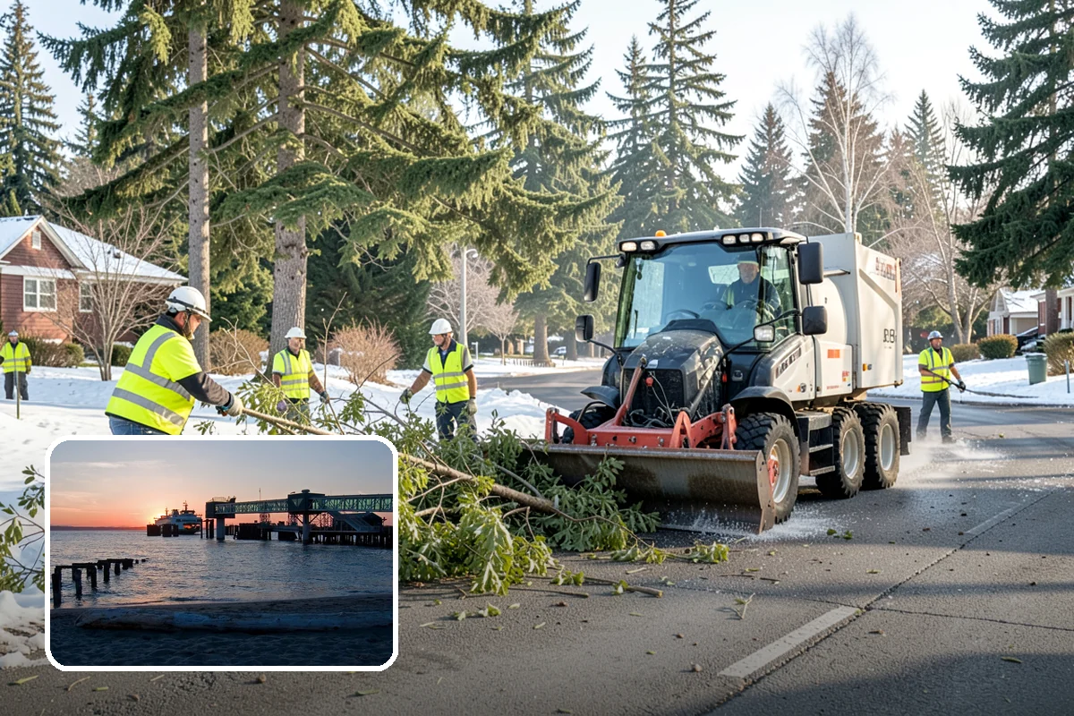 Reservoir Grounds Maintenance in Edmonds, Snohomish County, WA - Maintains clear sightlines and security around the site