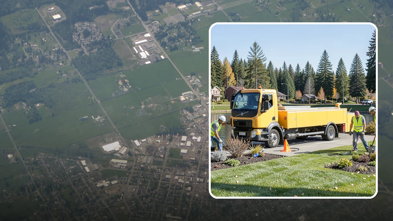 Reservoir Grounds Maintenance in Enumclaw, King County, WA - Grounds and vegetation maintenance at reservoir and water-tank sites for security, access, and protection.