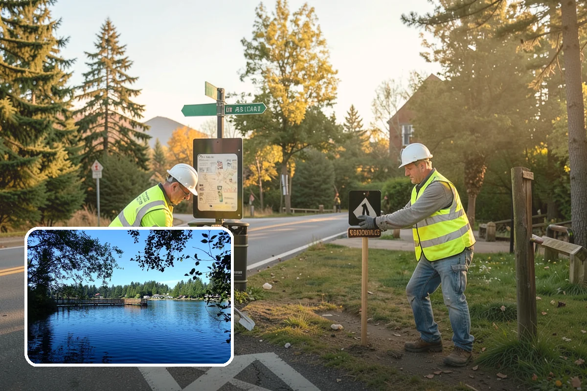 Reservoir Grounds Maintenance in Federal Way, King County, WA - Maintains clear sightlines and security around the site