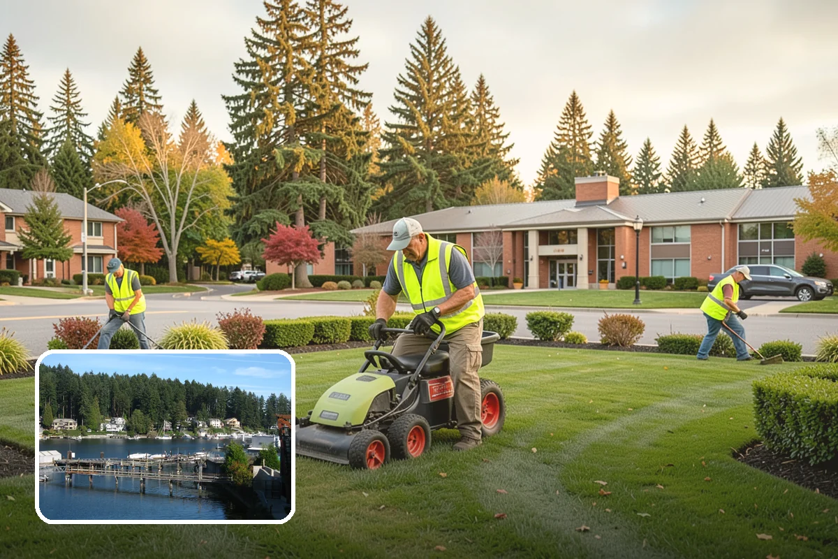 Reservoir Grounds Maintenance in Gig Harbor, Pierce County, WA - Maintains clear sightlines and security around the site
