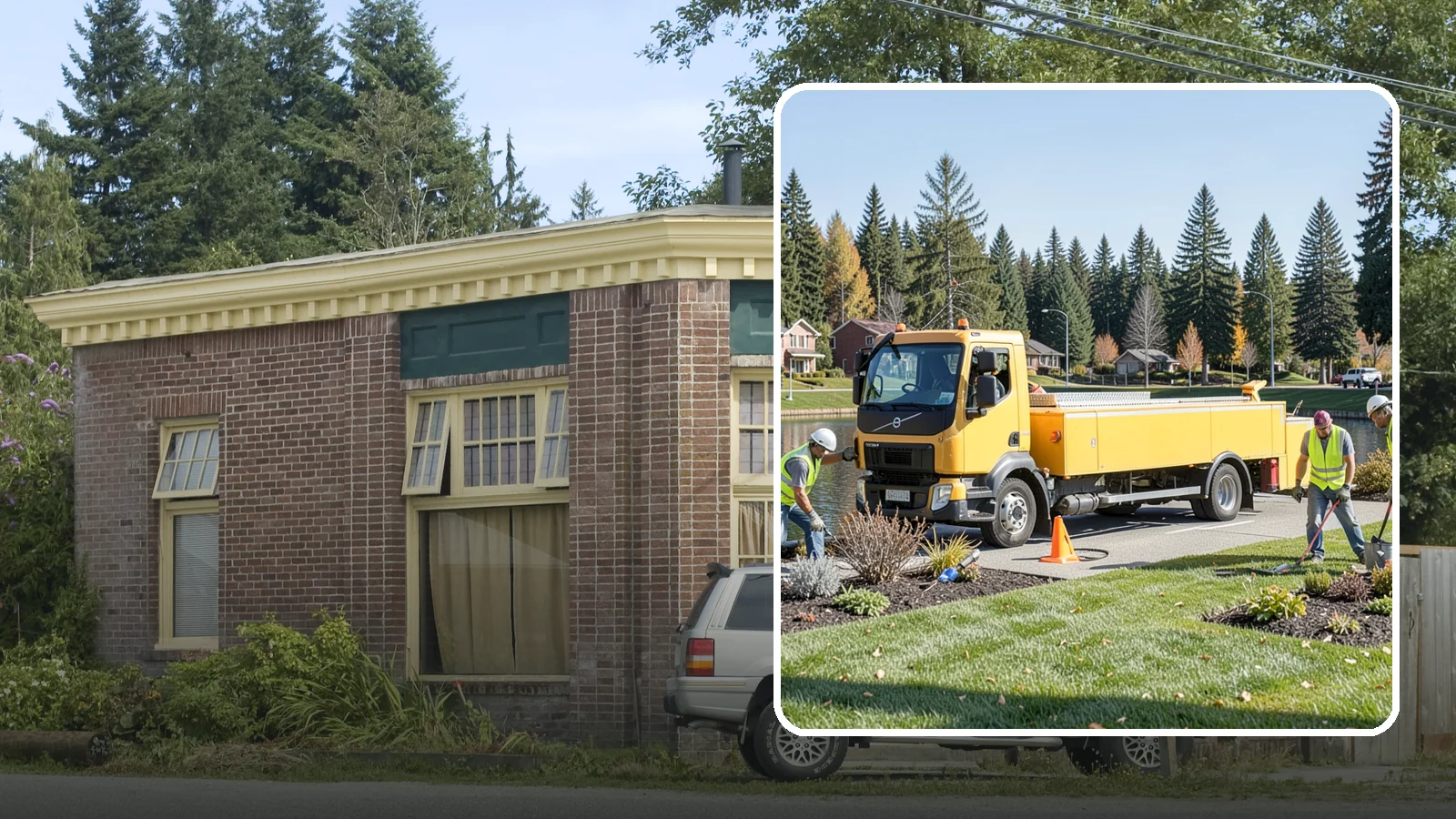 Reservoir Grounds Maintenance in Hamilton, Skagit County, WA - Grounds and vegetation maintenance at reservoir and water-tank sites for security, access, and protection.