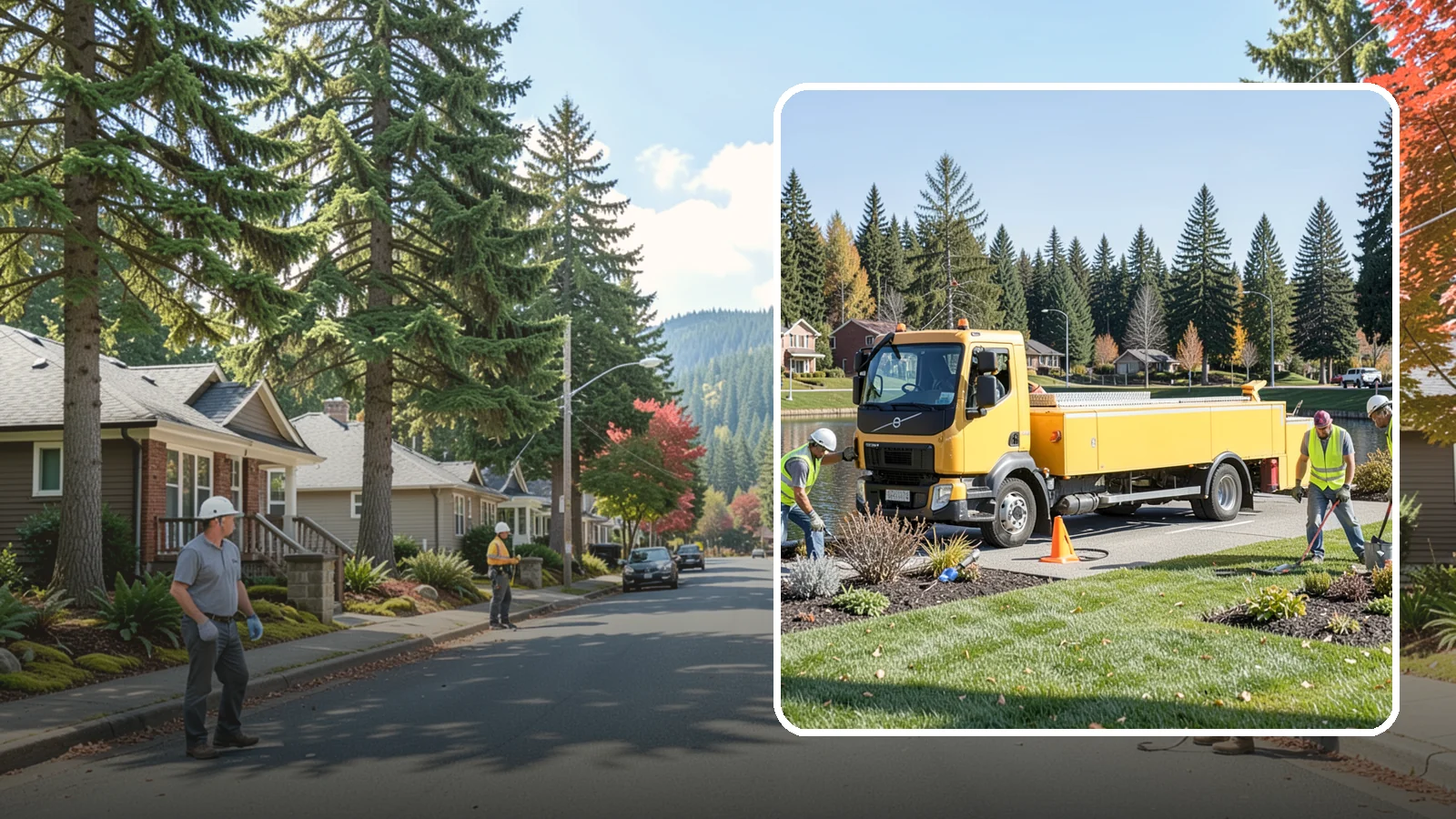 Reservoir Grounds Maintenance in Hunts Point, King County, WA - Grounds and vegetation maintenance at reservoir and water-tank sites for security, access, and protection.