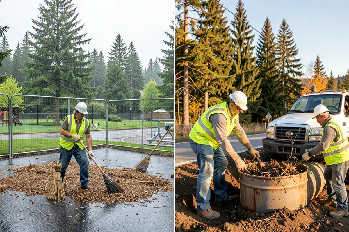 Reservoir Grounds Maintenance in Lake Forest Park, King County, WA - Confirm site boundaries, security rules, and water-quality limits