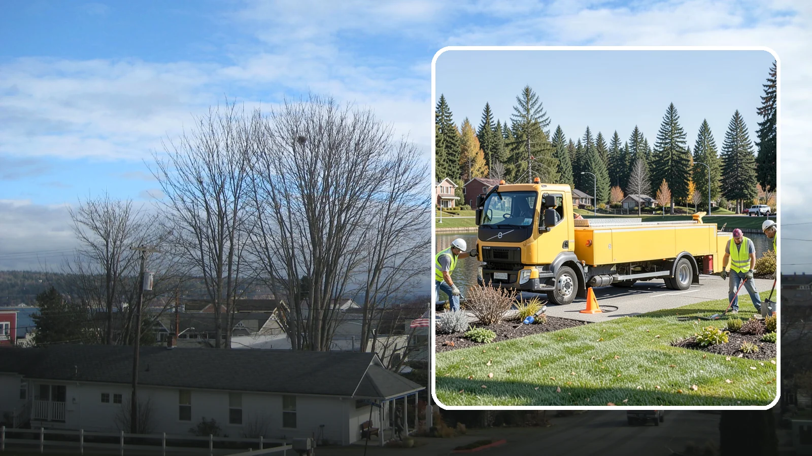 Reservoir Grounds Maintenance in Langley, Island County, WA - Grounds and vegetation maintenance at reservoir and water-tank sites for security, access, and protection.