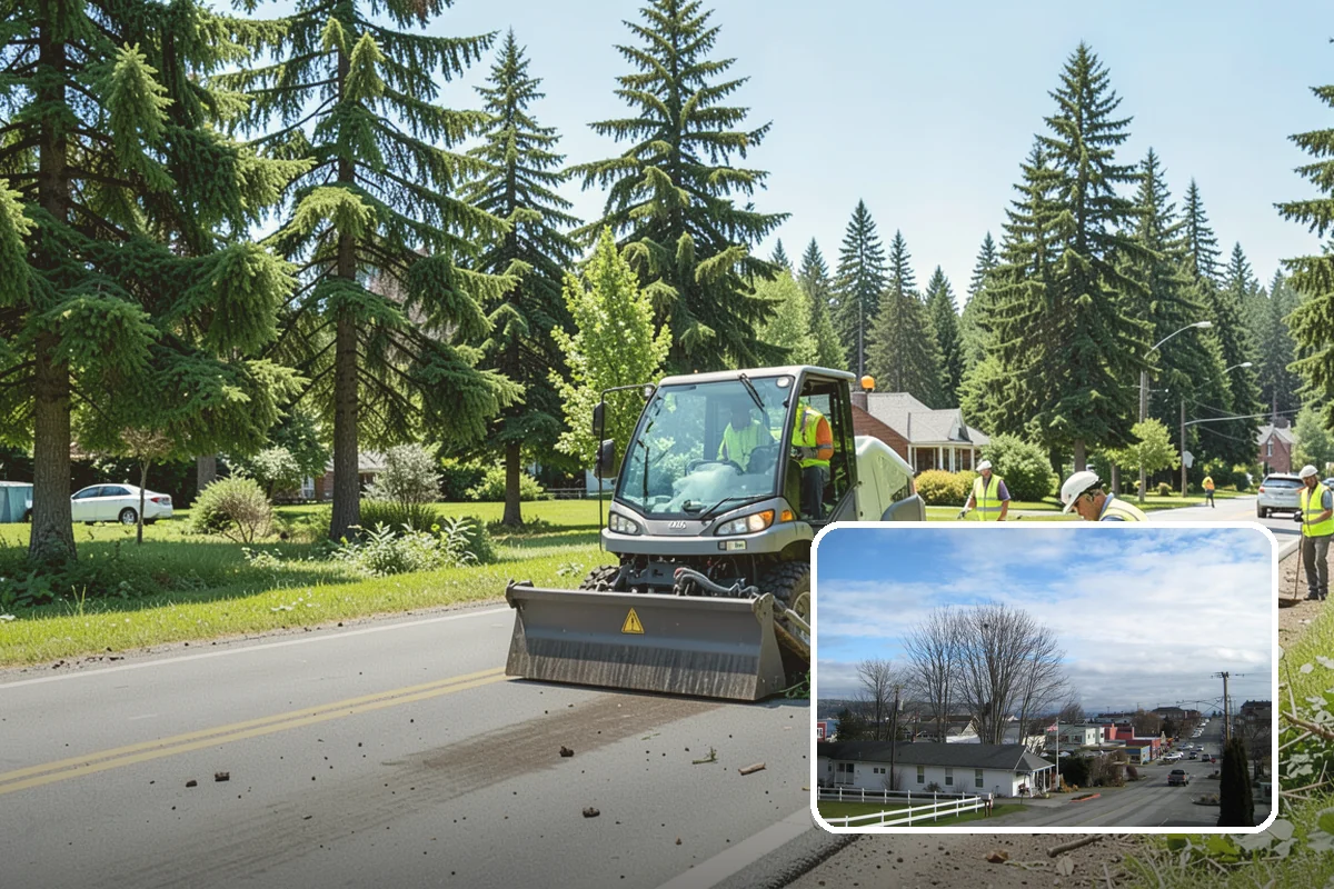 Reservoir Grounds Maintenance in Langley, Island County, WA - Maintains clear sightlines and security around the site