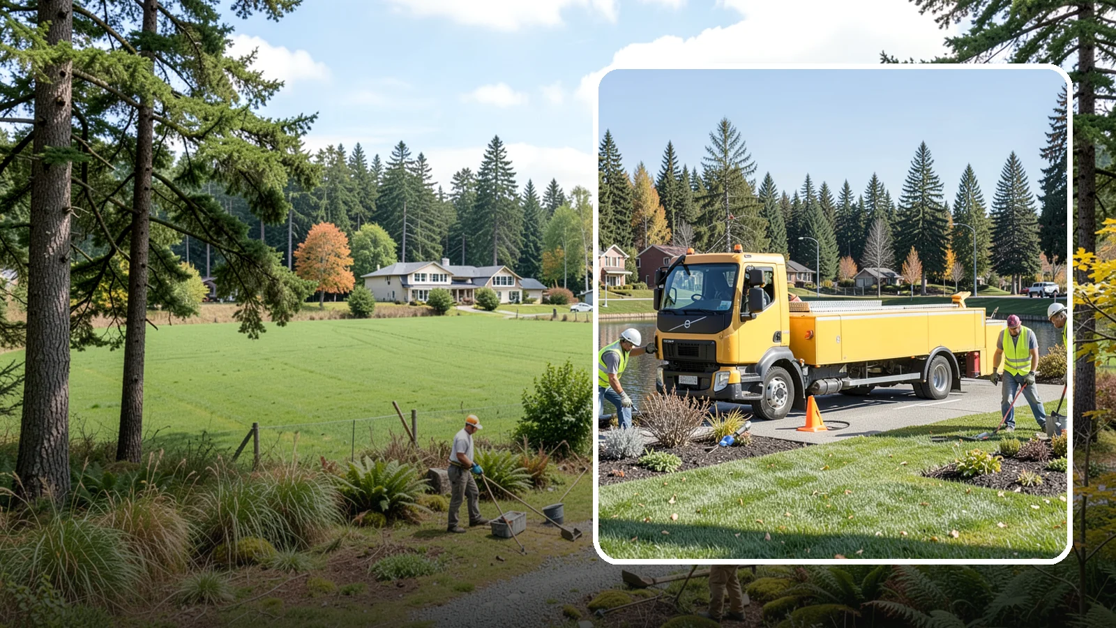 Reservoir Grounds Maintenance in Lyman, Skagit County, WA - Grounds and vegetation maintenance at reservoir and water-tank sites for security, access, and protection.