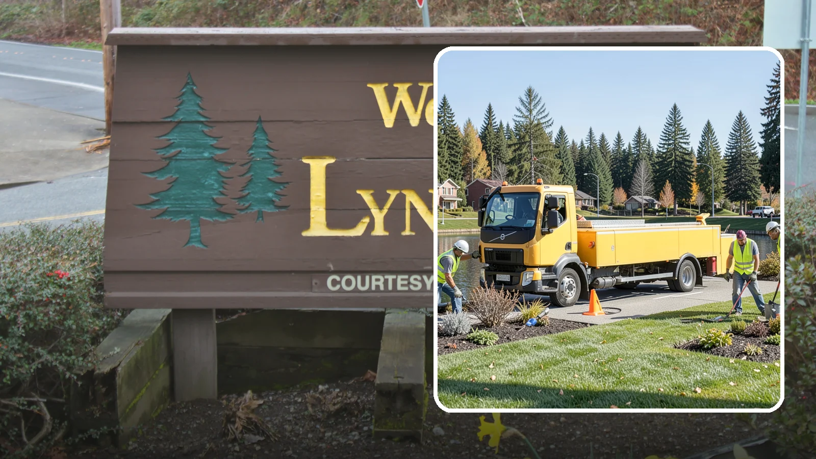 Reservoir Grounds Maintenance in Lynnwood, Snohomish County, WA - Grounds and vegetation maintenance at reservoir and water-tank sites for security, access, and protection.