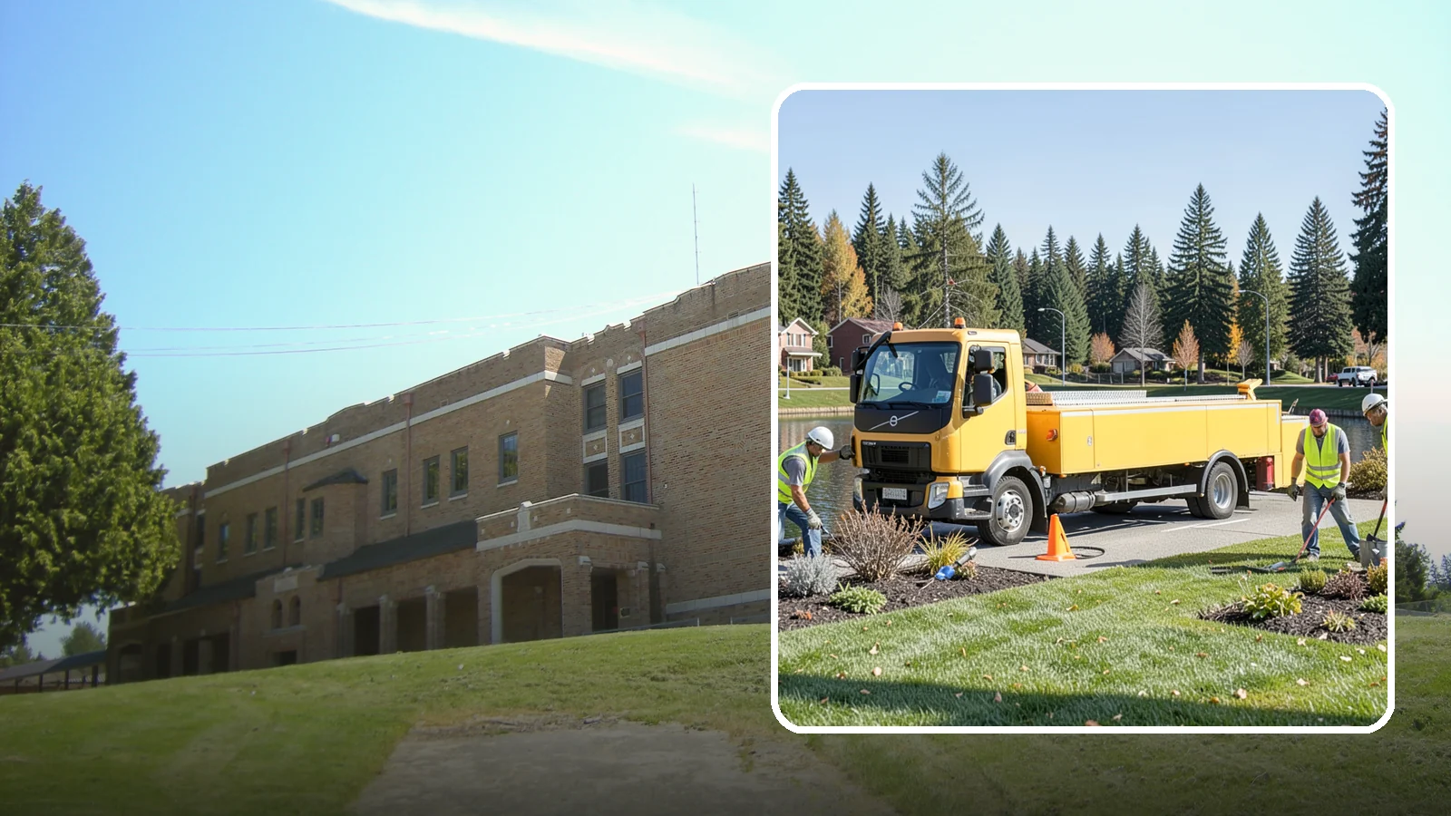 Reservoir Grounds Maintenance in Maple Valley, King County, WA - Grounds and vegetation maintenance at reservoir and water-tank sites for security, access, and protection.