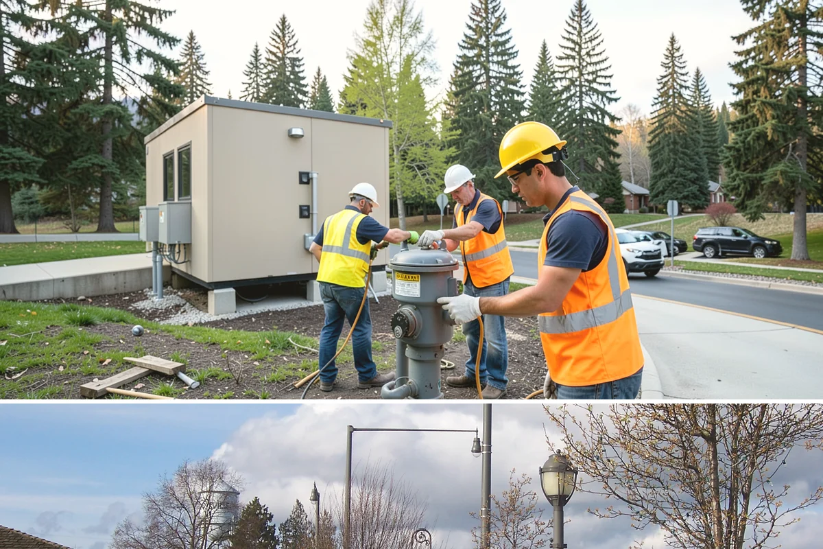 Reservoir Grounds Maintenance in Marysville, Snohomish County, WA - Grounds and vegetation work is heaviest in the growing season, with fence-line and access upkeep continuing year-round.