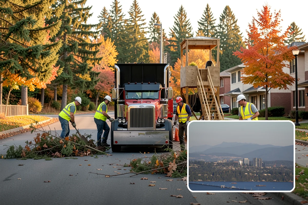 Reservoir Grounds Maintenance in Medina, King County, WA - Maintains clear sightlines and security around the site