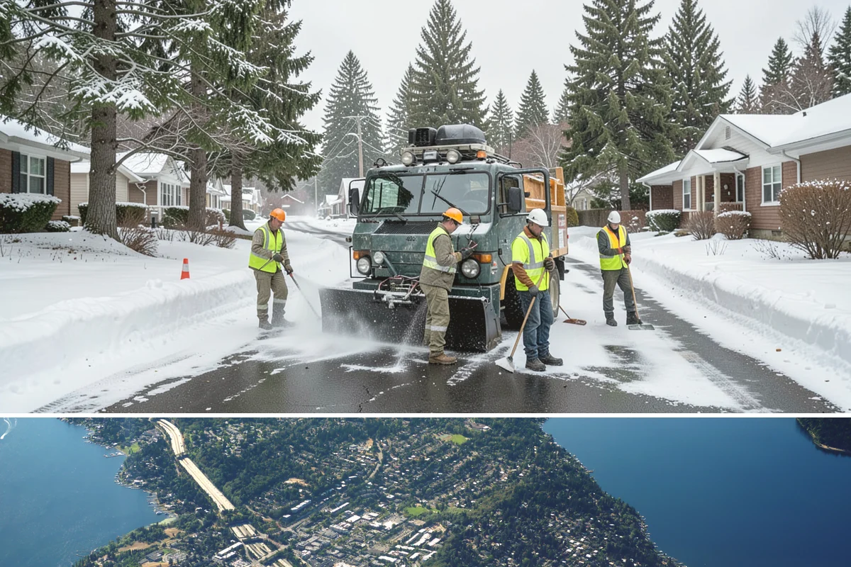 Reservoir Grounds Maintenance in Mercer Island, King County, WA - Grounds and vegetation work is heaviest in the growing season, with fence-line and access upkeep continuing year-round.