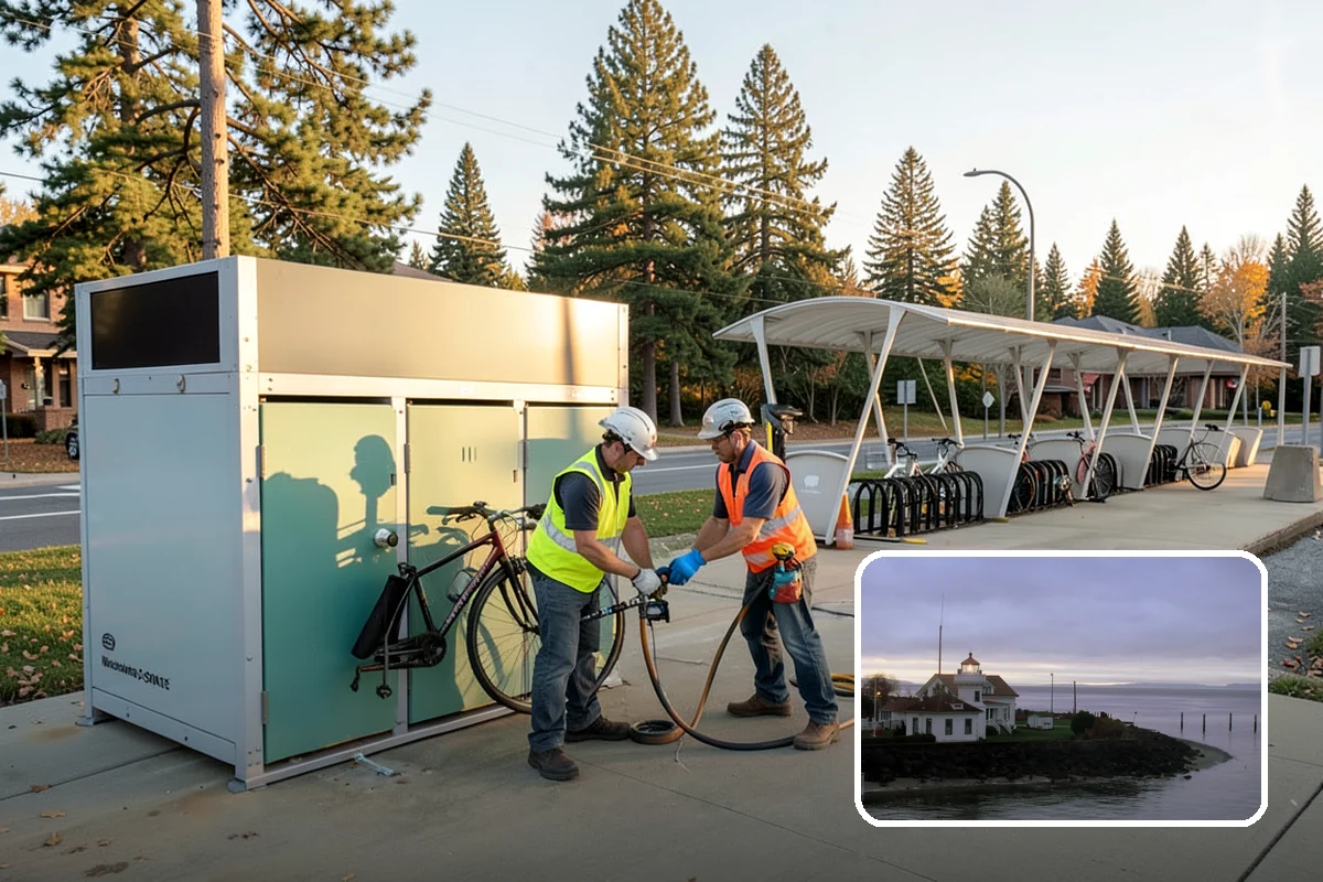 Reservoir Grounds Maintenance in Mukilteo, Snohomish County, WA - Maintains clear sightlines and security around the site