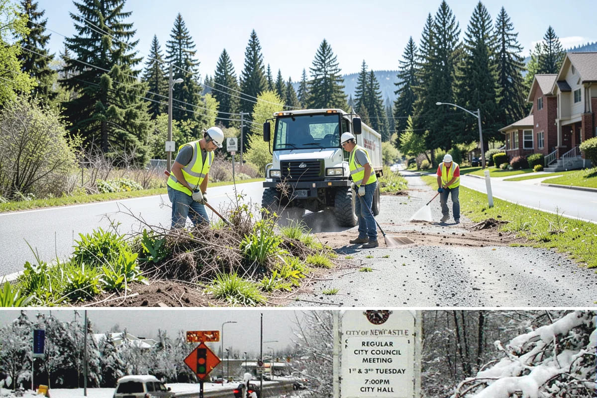 Reservoir Grounds Maintenance in Newcastle, King County, WA - Grounds and vegetation work is heaviest in the growing season, with fence-line and access upkeep continuing year-round.