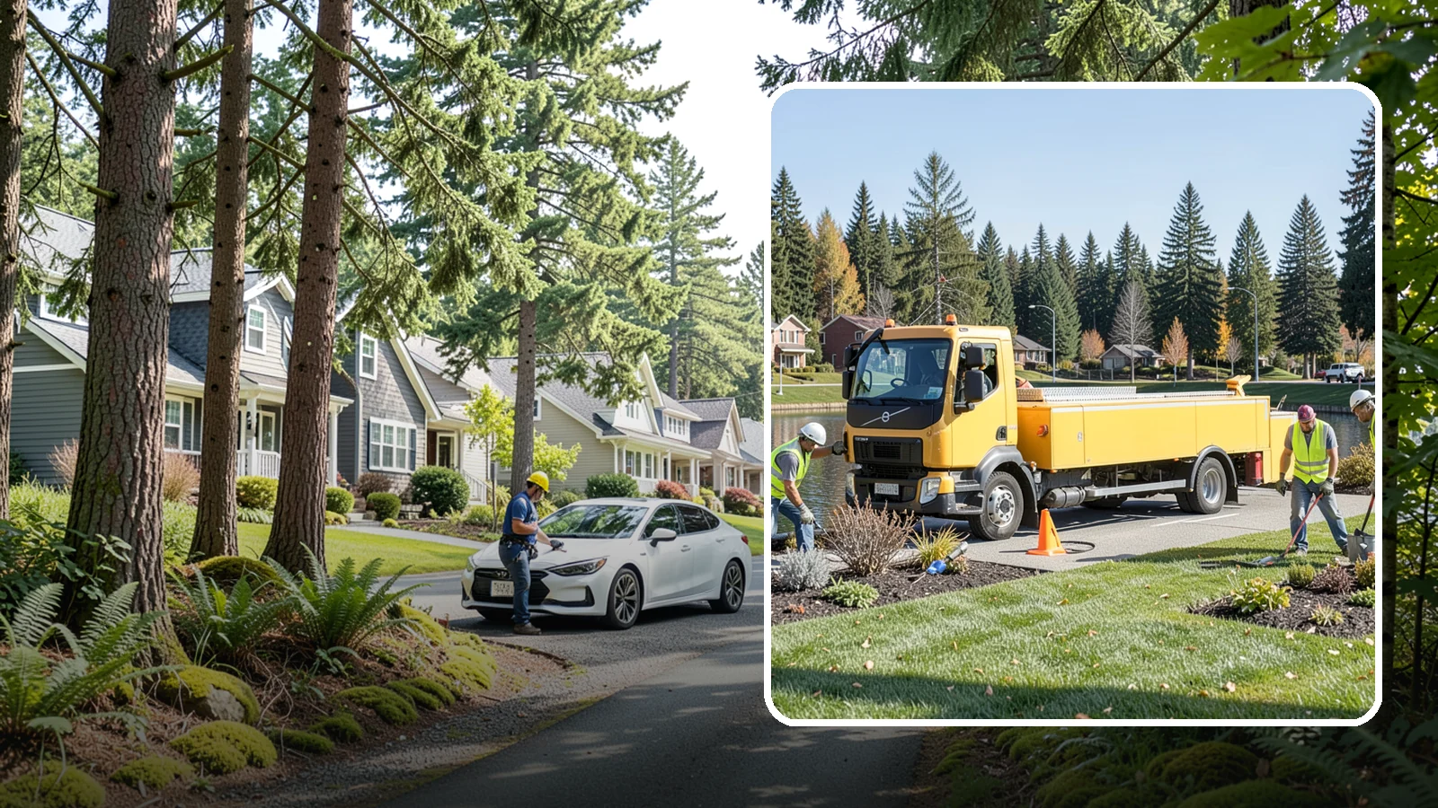 Reservoir Grounds Maintenance in Normandy Park, King County, WA - Grounds and vegetation maintenance at reservoir and water-tank sites for security, access, and protection.