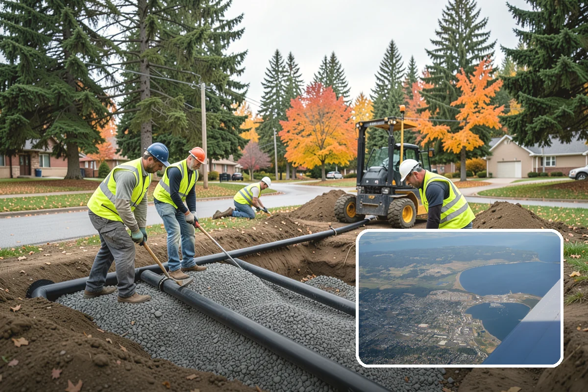 Reservoir Grounds Maintenance in Oak Harbor, Island County, WA - Maintains clear sightlines and security around the site