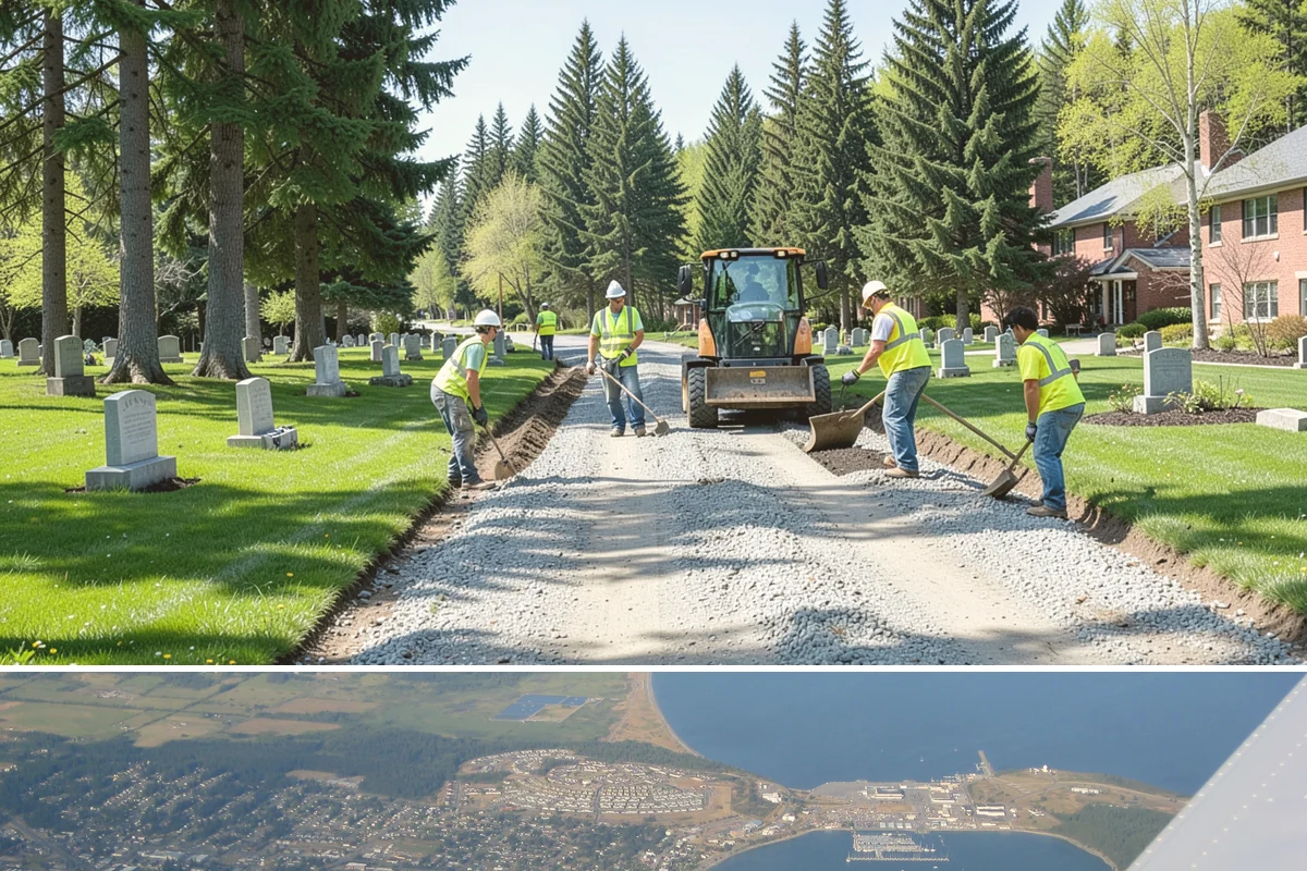 Reservoir Grounds Maintenance in Oak Harbor, Island County, WA - Grounds and vegetation work is heaviest in the growing season, with fence-line and access upkeep continuing year-round.