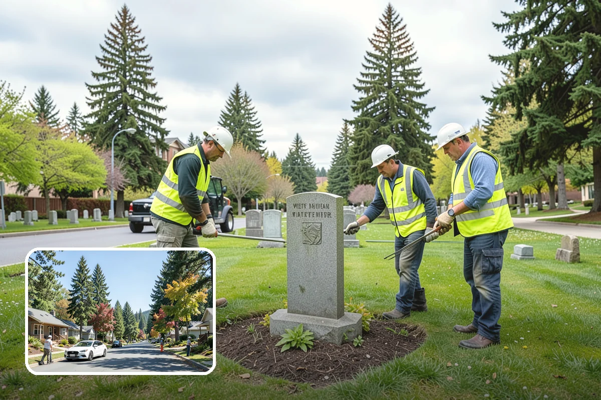 Reservoir Grounds Maintenance in Orting, Pierce County, WA - Maintains clear sightlines and security around the site