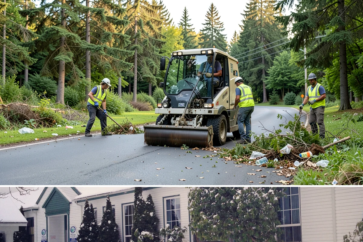 Reservoir Grounds Maintenance in Pacific, King County, WA - Grounds and vegetation work is heaviest in the growing season, with fence-line and access upkeep continuing year-round.