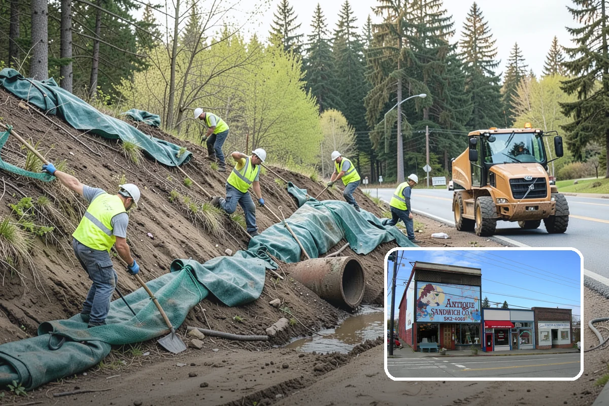 Reservoir Grounds Maintenance in Ruston, Pierce County, WA - Maintains clear sightlines and security around the site