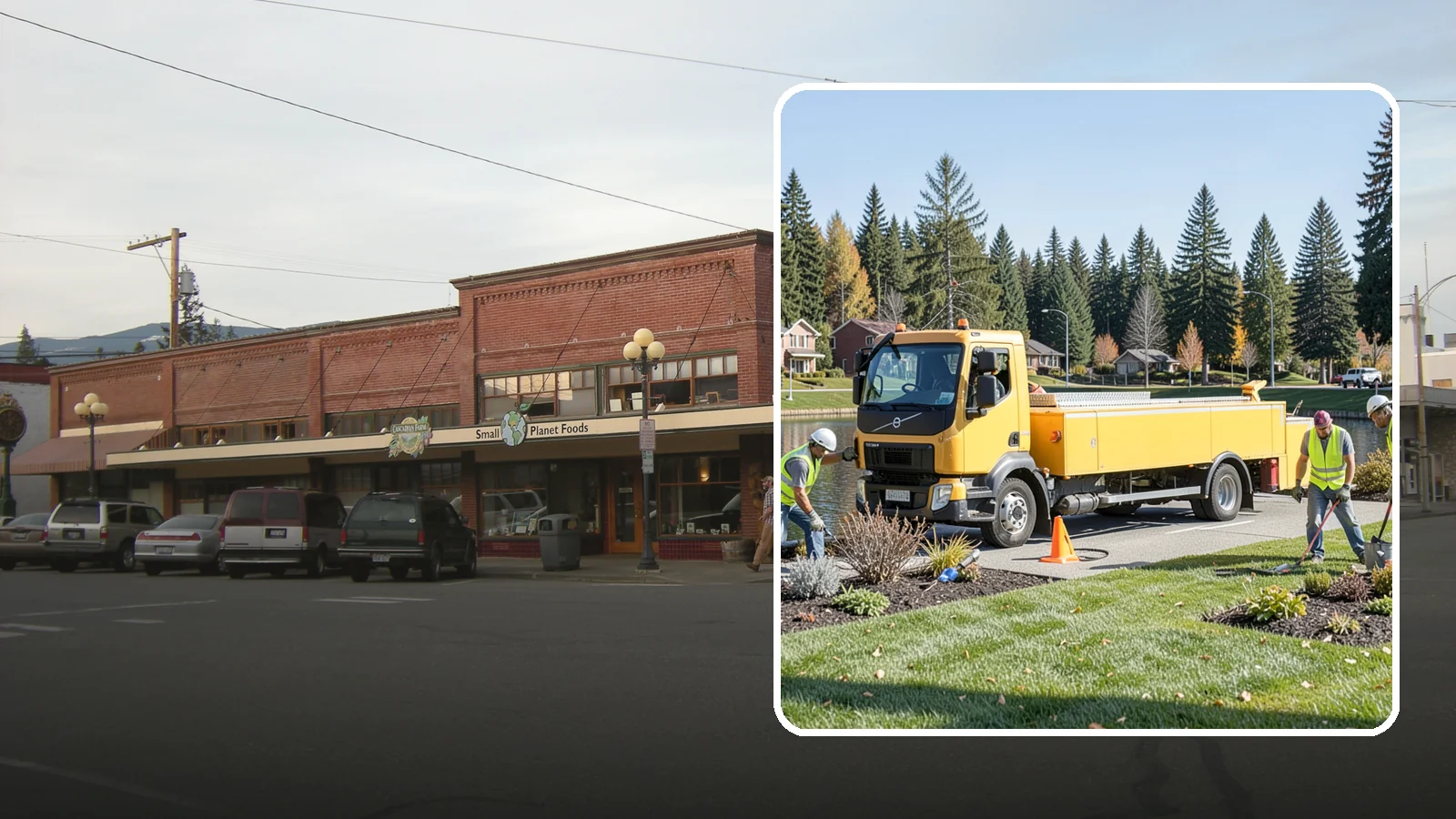 Reservoir Grounds Maintenance in Sedro-Woolley, Skagit County, WA - Grounds and vegetation maintenance at reservoir and water-tank sites for security, access, and protection.
