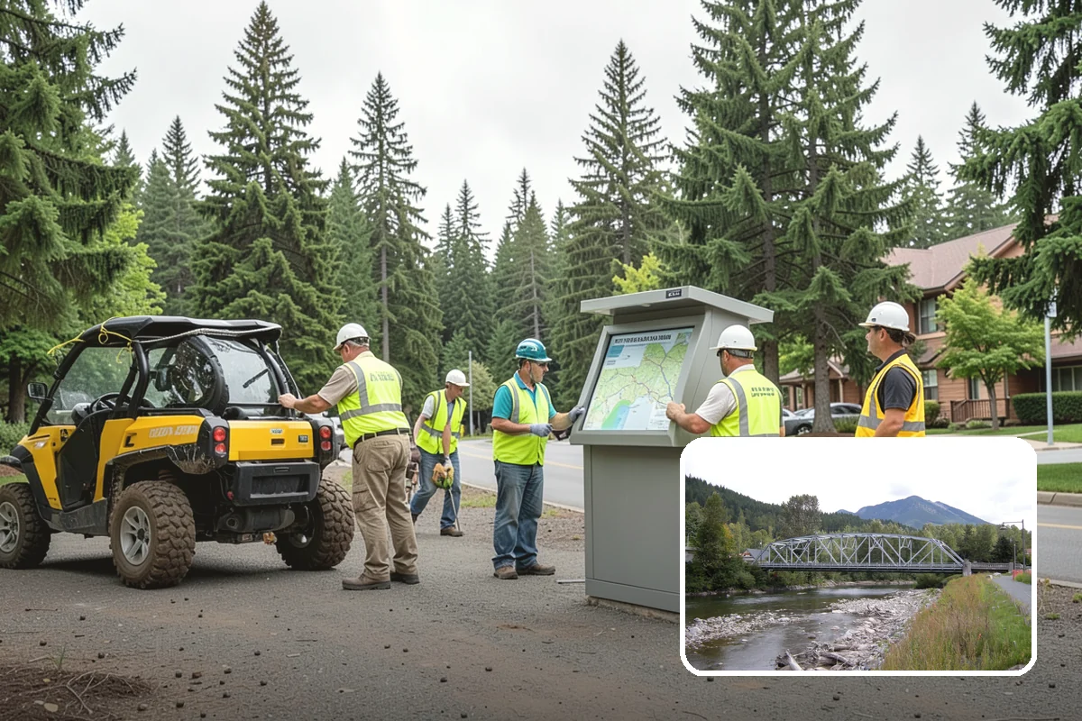 Reservoir Grounds Maintenance in Skykomish, King County, WA - Maintains clear sightlines and security around the site